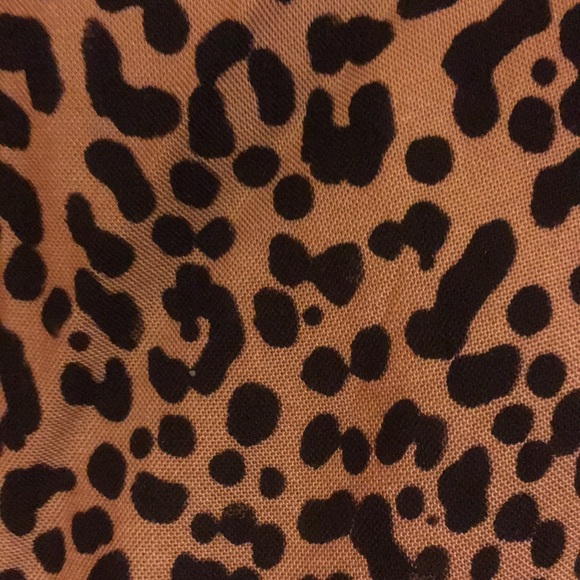 NWOT Leopard Print Midi Tea dress/ UK12/US8 - Picture 10 of 12